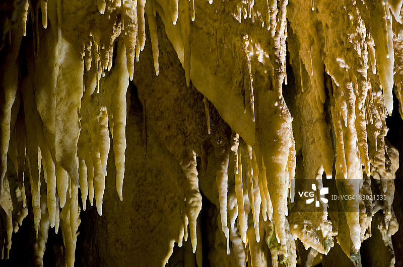 冰冻的尼亚加拉，猛犸洞图片素材