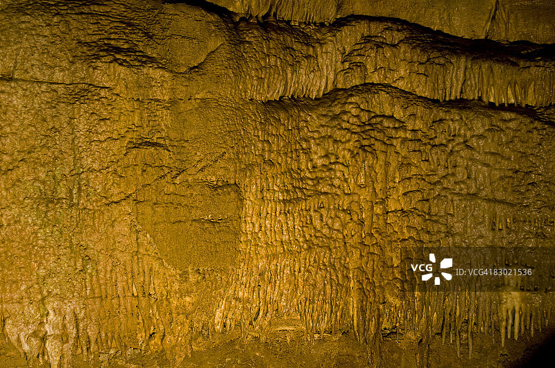 冰冻的尼亚加拉，猛犸洞图片素材