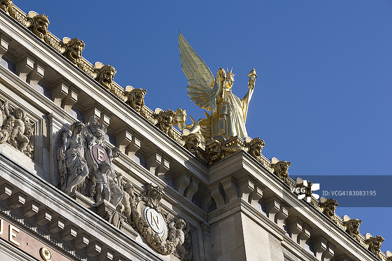 巴黎歌剧院卡尼尔宫，歌剧院广场图片素材