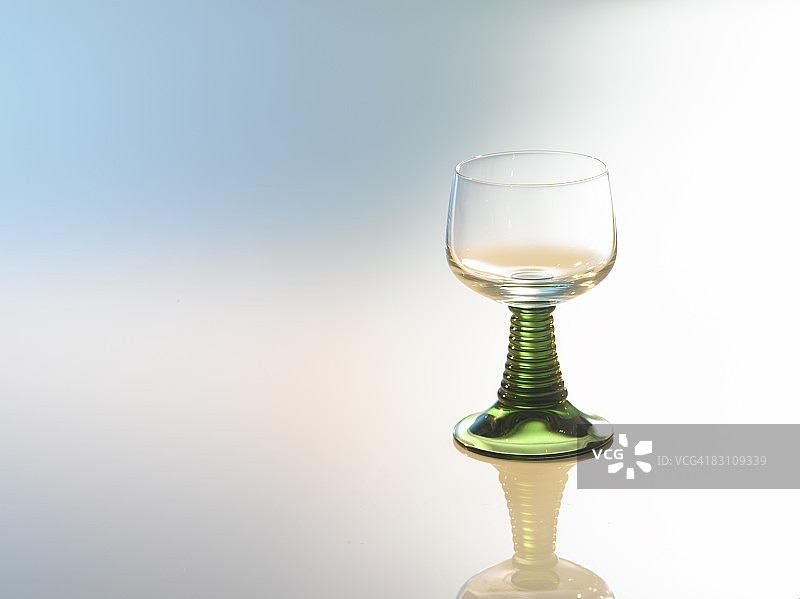 空酒杯特写图片素材