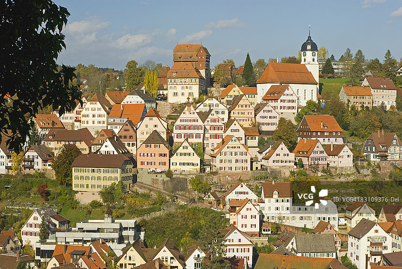 德国黑森林Altensteig城市风光图片素材