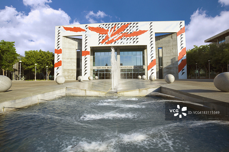 美国加利福尼亚州圣何塞麦克恩里会议中心图片素材