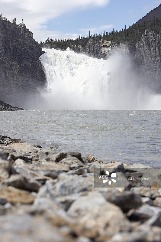 弗吉尼亚瀑布，纳汉尼河图片素材