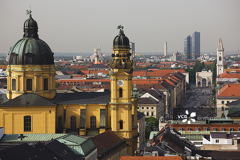 德国巴伐利亚慕尼黑路德维希大街图片素材