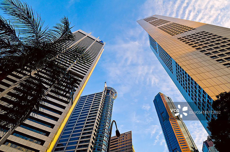 中央商务区莱佛士坊图片素材