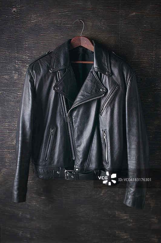 皮夹克图片素材