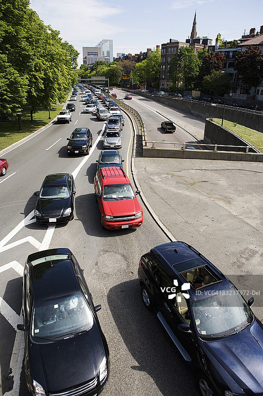 马萨诸塞州波士顿的道路交通图片素材