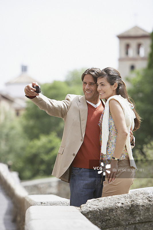 情侣自拍图片素材