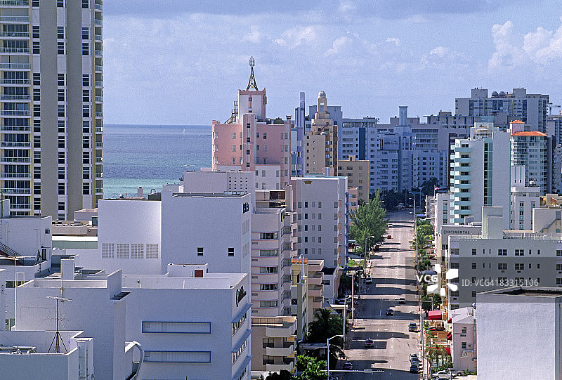迈阿密柯林斯大道景观图片素材