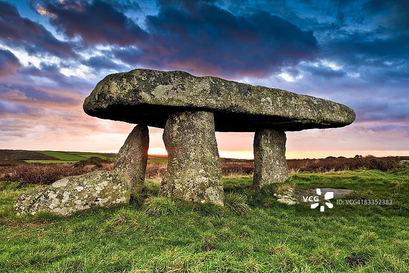 康沃尔的兰永石阵图片素材