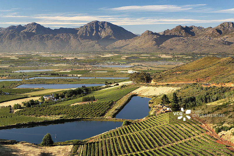 西开普省 Ceres 黎明时分的 Ceres 山谷景观，南非图片素材