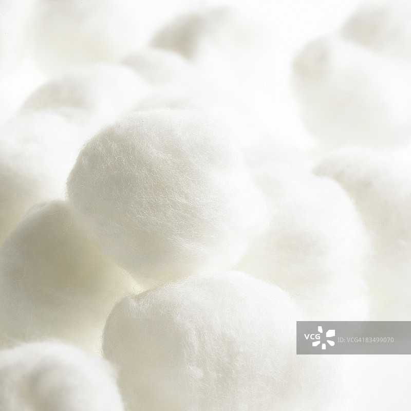 棉球特写图片素材