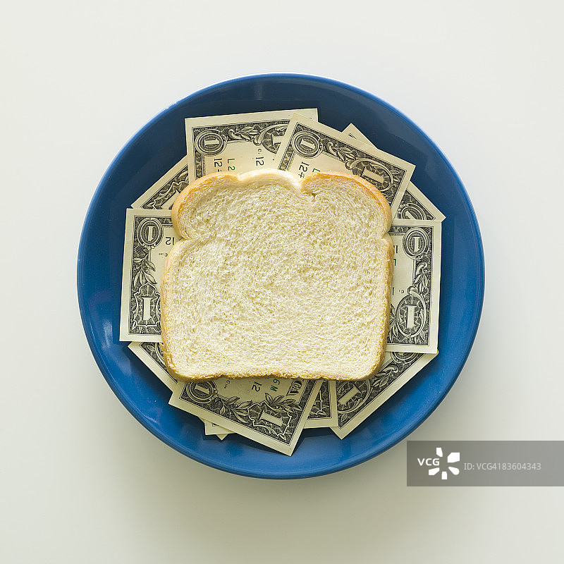 金钱三明治图片素材