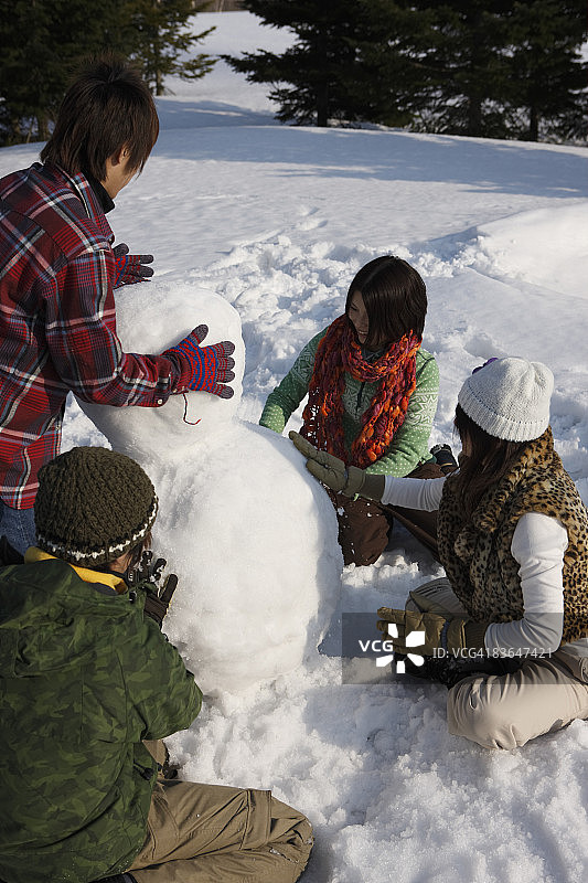 制作雪人图片素材
