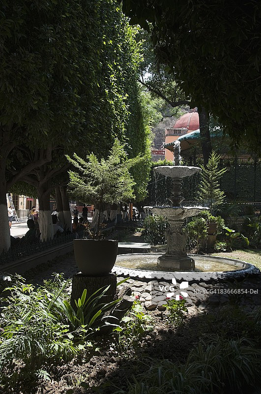 瓜纳华托联盟花园，联合国教科文组织世界遗产，墨西哥瓜纳华托州图片素材