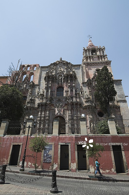 墨西哥瓜纳华托的圣殿教堂图片素材