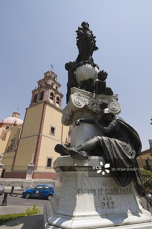 瓜纳华托圣母大教堂：联合国教科文组织世界遗产，位于墨西哥瓜纳华托州图片素材