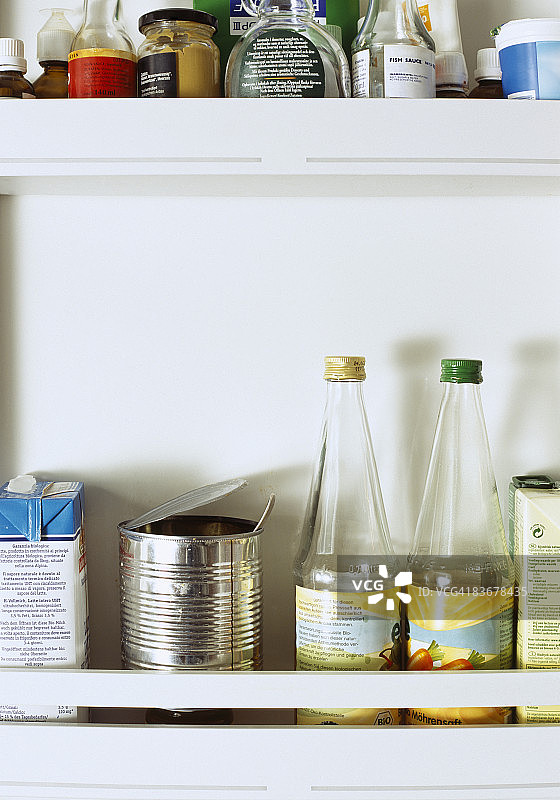 冰箱门内调味品图片素材