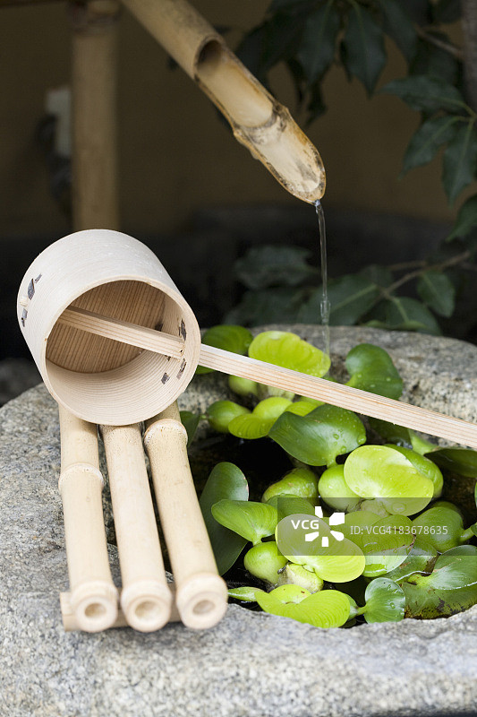 日式水盆图片素材