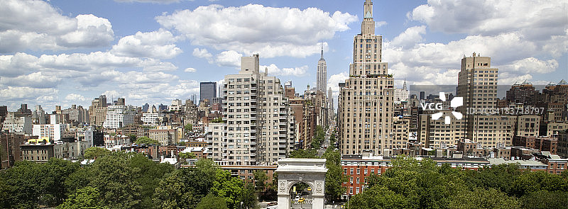 纽约的天际线图片素材