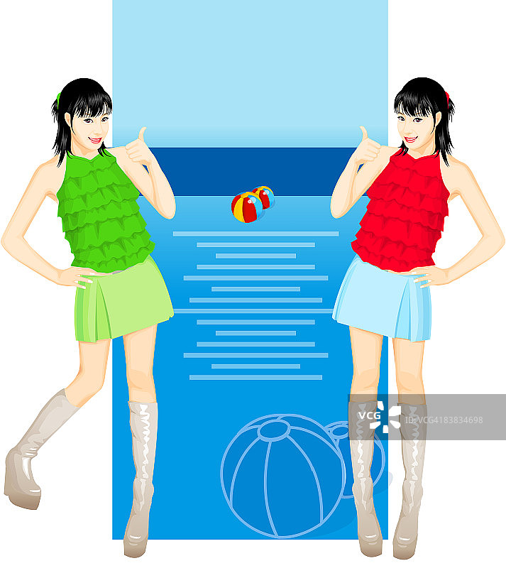 竖起大拇指的女性图片素材