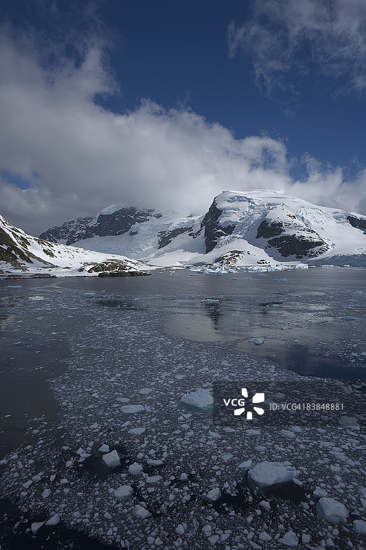 威廉敏娜湾，南极半岛图片素材