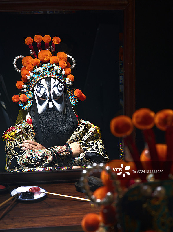 中国戏曲幕后图片素材