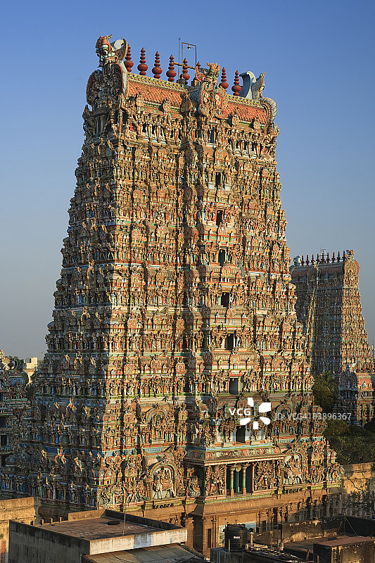 精美的米纳克希印度神庙图片素材