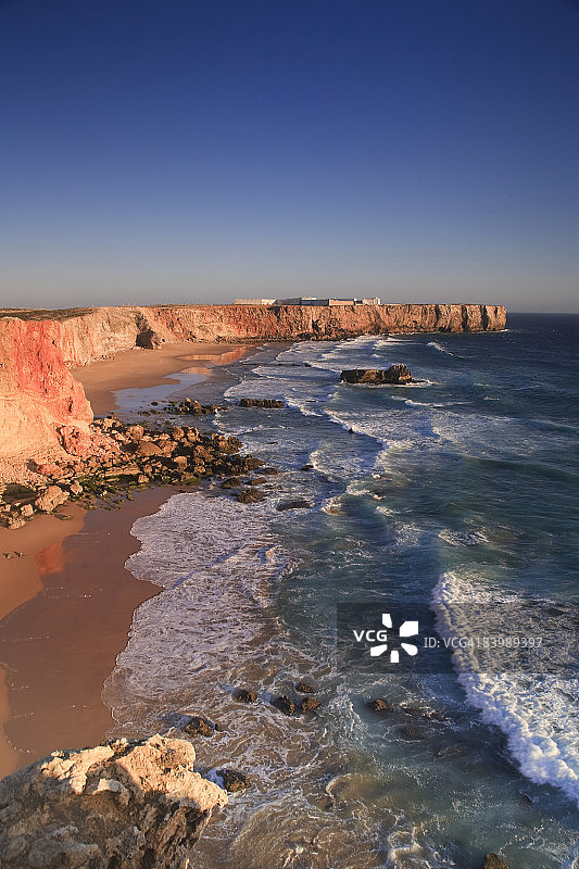 托内尔海滩和萨格里什堡图片素材