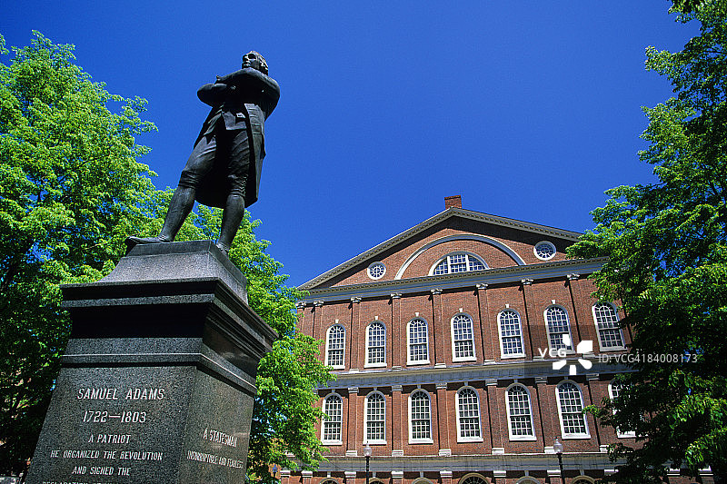 美国马萨诸塞州波士顿的法纳尔厅图片素材