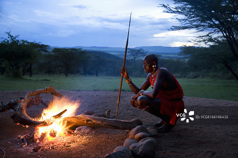 非洲肯尼亚马赛马拉国家保护区图片素材