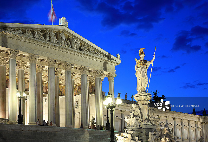 维也纳议会大厦图片素材