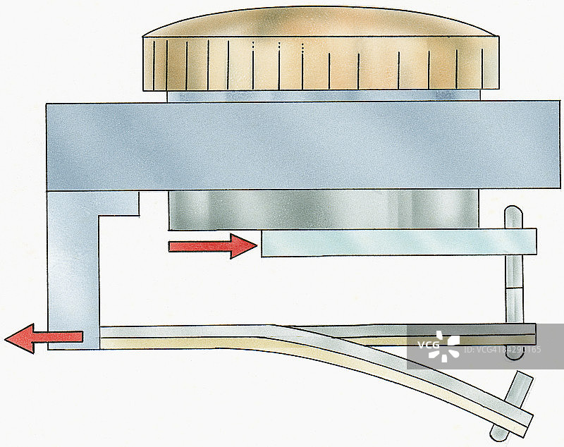 散热器恒温器插画图片素材