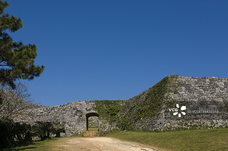 拱门和城堡墙图片素材