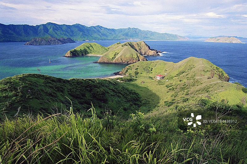 哥斯达黎加山区海岸线图片素材