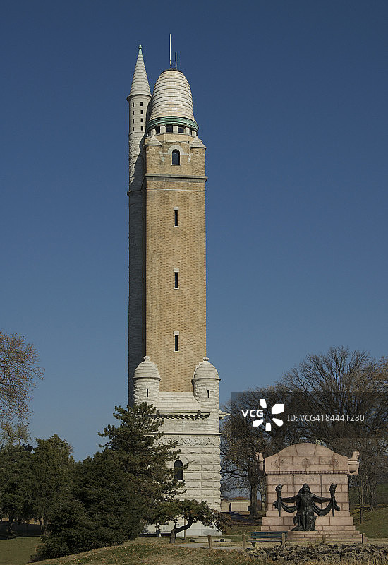 美国密苏里州圣路易斯市的历史水塔图片素材
