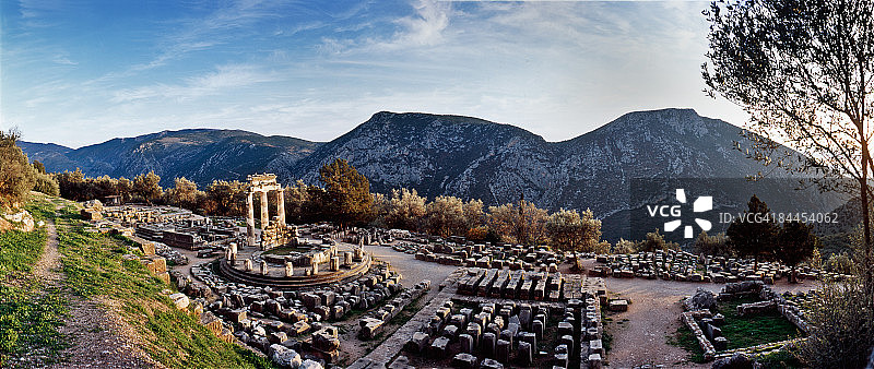 古德尔斐的雅典娜神庙图片素材