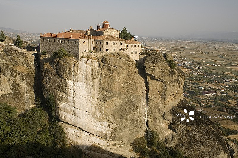 希腊帖萨利迈泰奥拉的圣斯蒂芬女修道院（联合国教科文组织世界遗产）图片素材