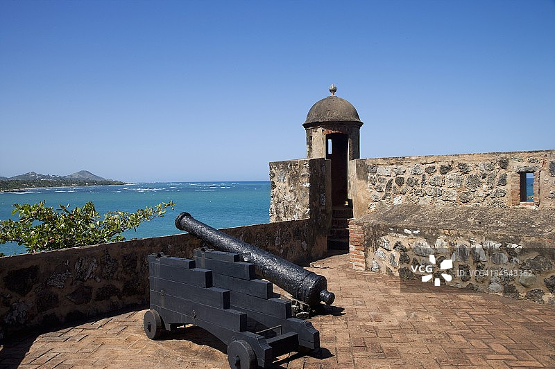 圣费利佩堡垒，多米尼加共和国，西印度群岛，加勒比海，中美洲图片素材