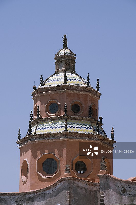 墨西哥瓜纳华托州圣米格尔德阿连德圣家圣殿圆顶图片素材