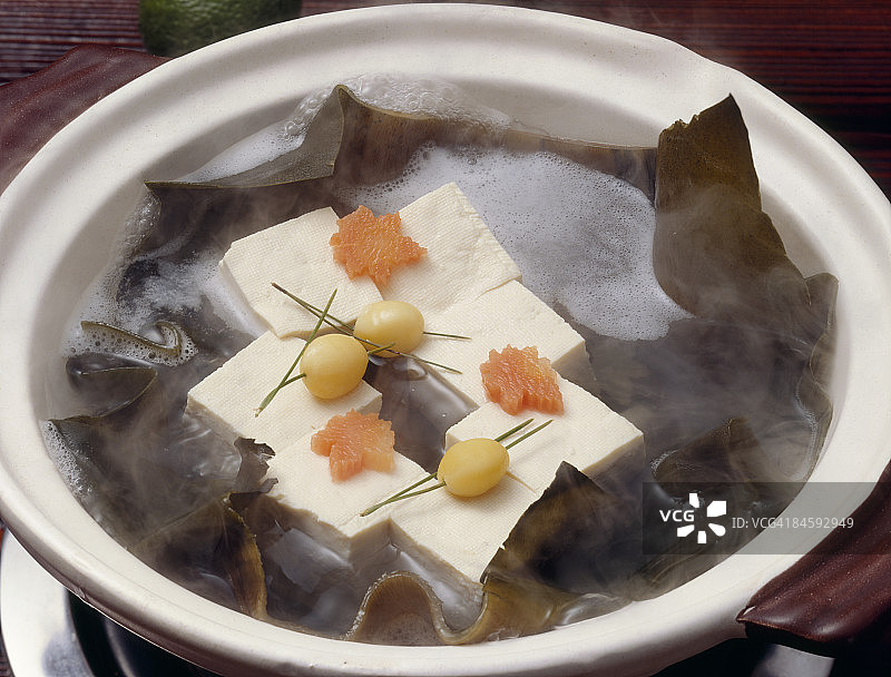 锅里的豆腐图片素材