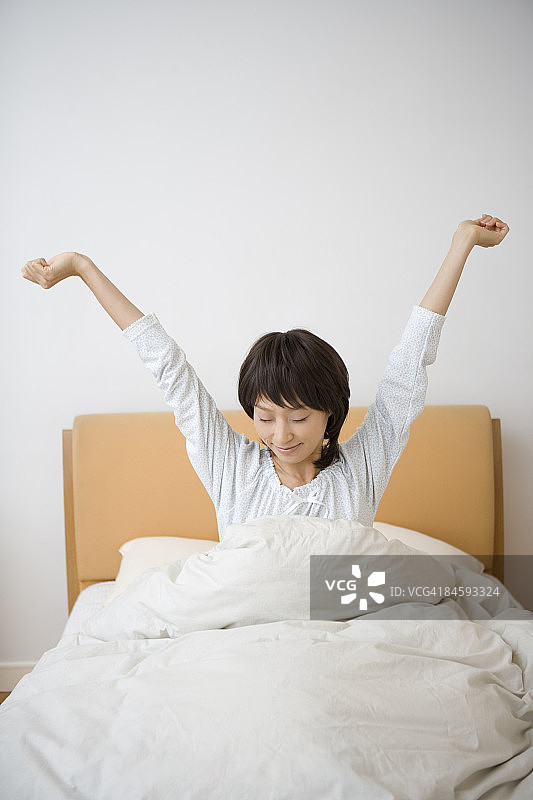 家庭主妇醒来图片素材