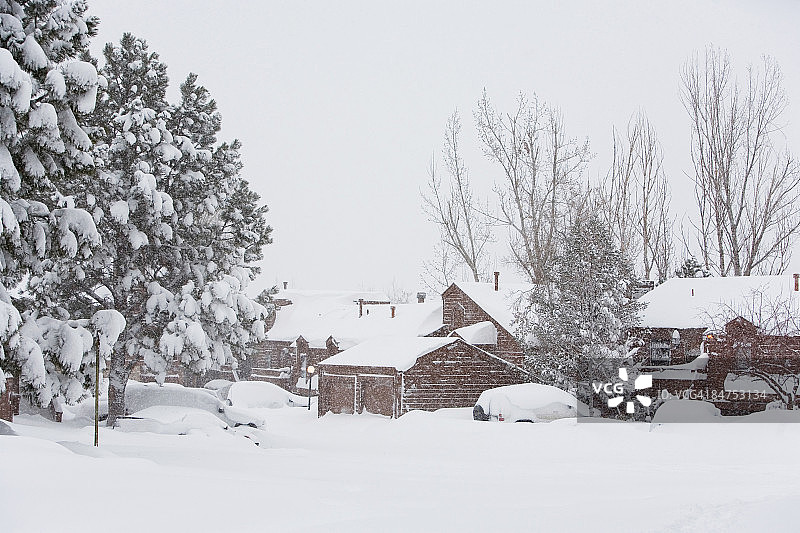 中西部暴风雪图片素材