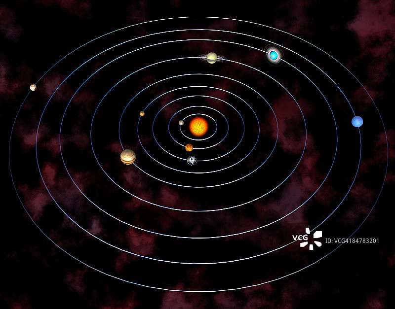 太阳系图片素材