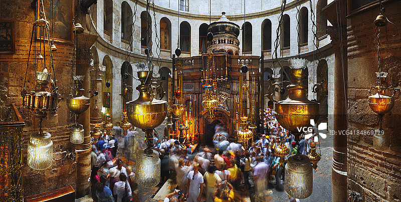 圣墓教堂内部图片素材