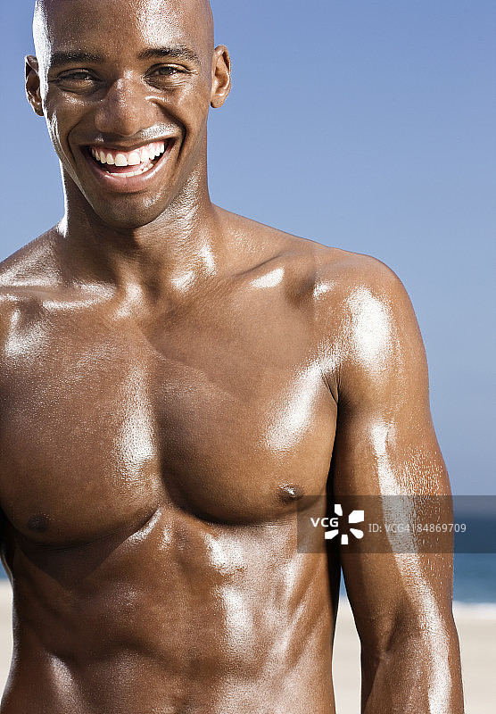 健康的非洲裔美国男人图片素材