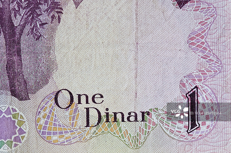 科威特银行一第纳尔纸币图片素材