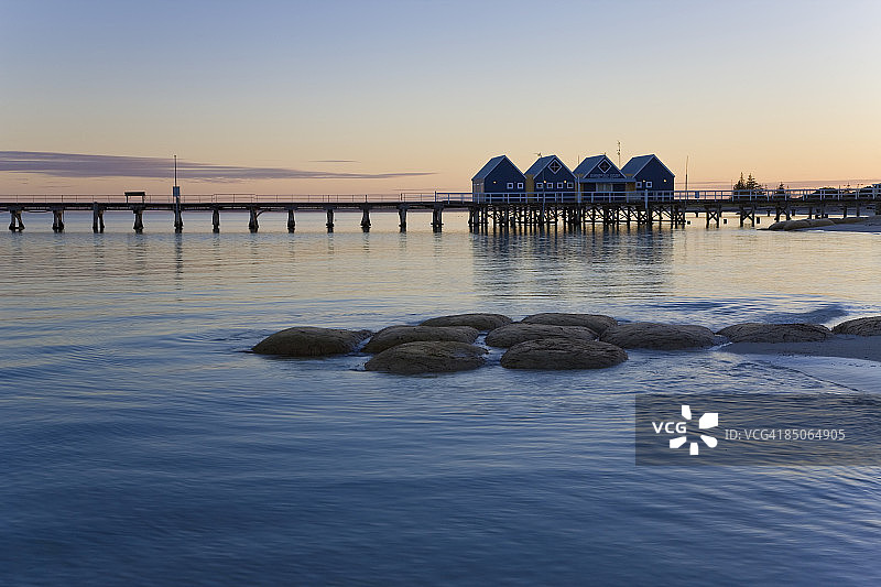 澳大利亚西巴瑟尔顿栈桥图片素材