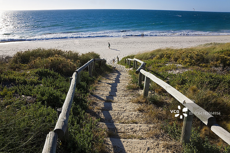 科特斯洛海滩，珀斯，西澳大利亚图片素材