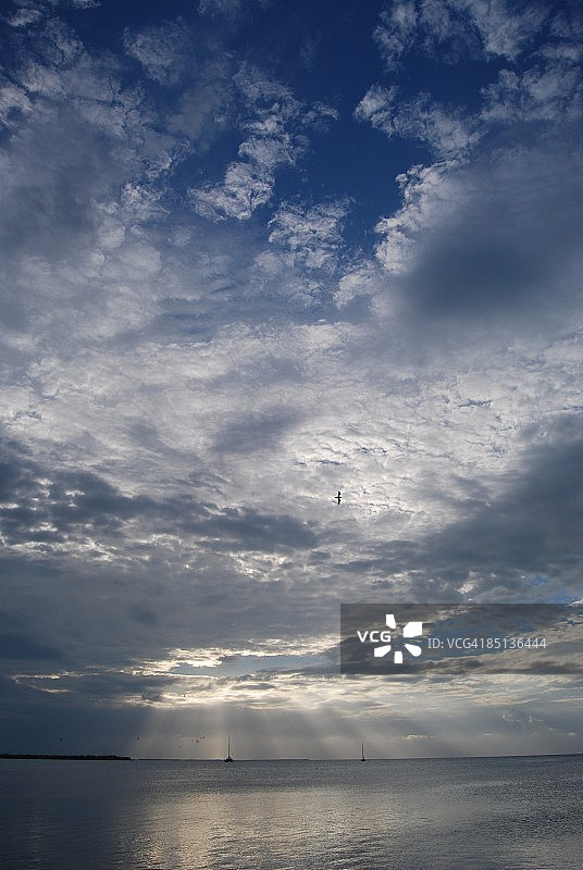 伯利兹卡耶考克日落图片素材